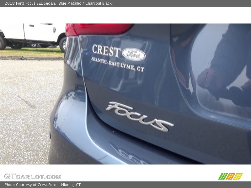 Blue Metallic / Charcoal Black 2018 Ford Focus SEL Sedan