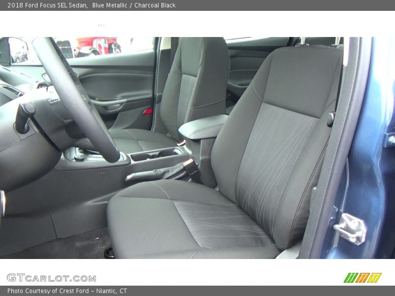 Blue Metallic / Charcoal Black 2018 Ford Focus SEL Sedan