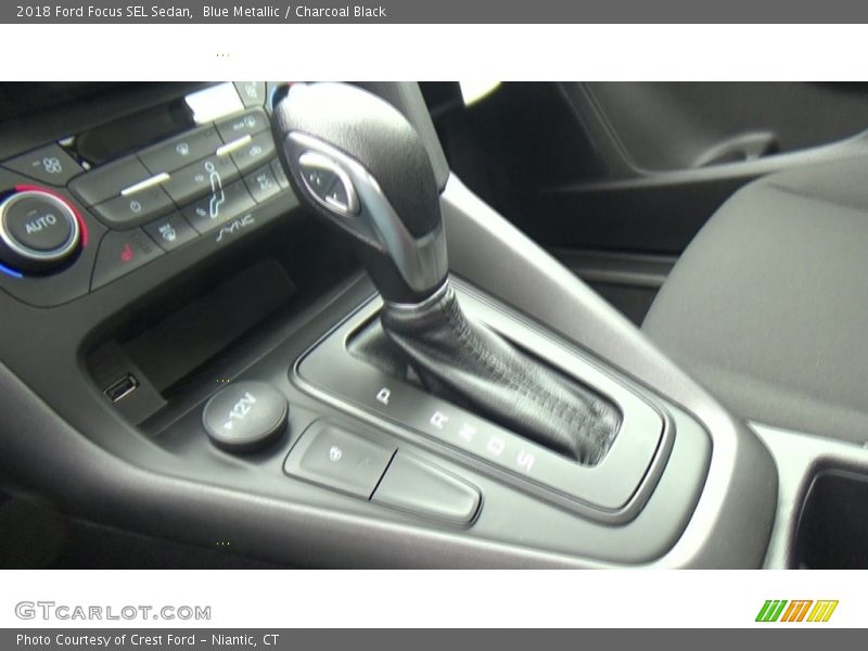 Blue Metallic / Charcoal Black 2018 Ford Focus SEL Sedan