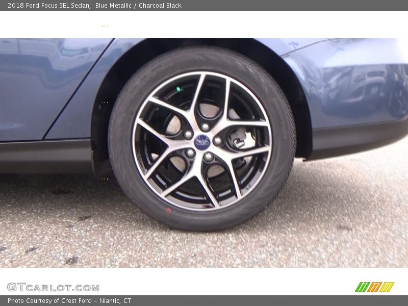 Blue Metallic / Charcoal Black 2018 Ford Focus SEL Sedan