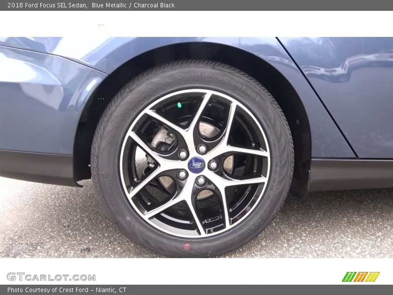 Blue Metallic / Charcoal Black 2018 Ford Focus SEL Sedan