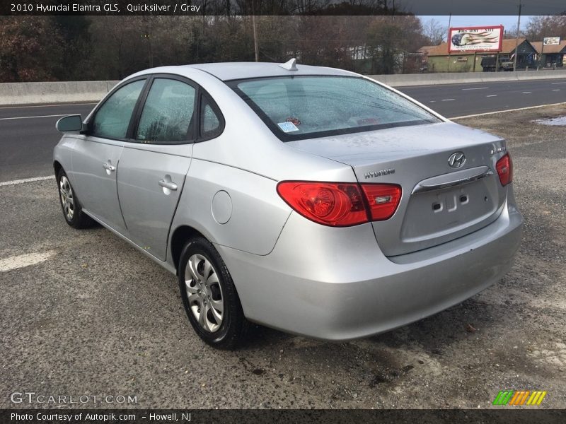 Quicksilver / Gray 2010 Hyundai Elantra GLS