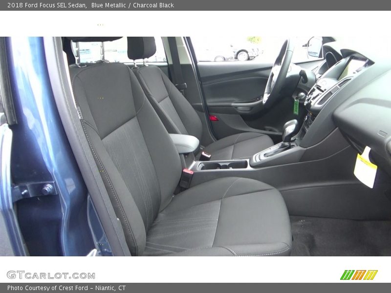Blue Metallic / Charcoal Black 2018 Ford Focus SEL Sedan