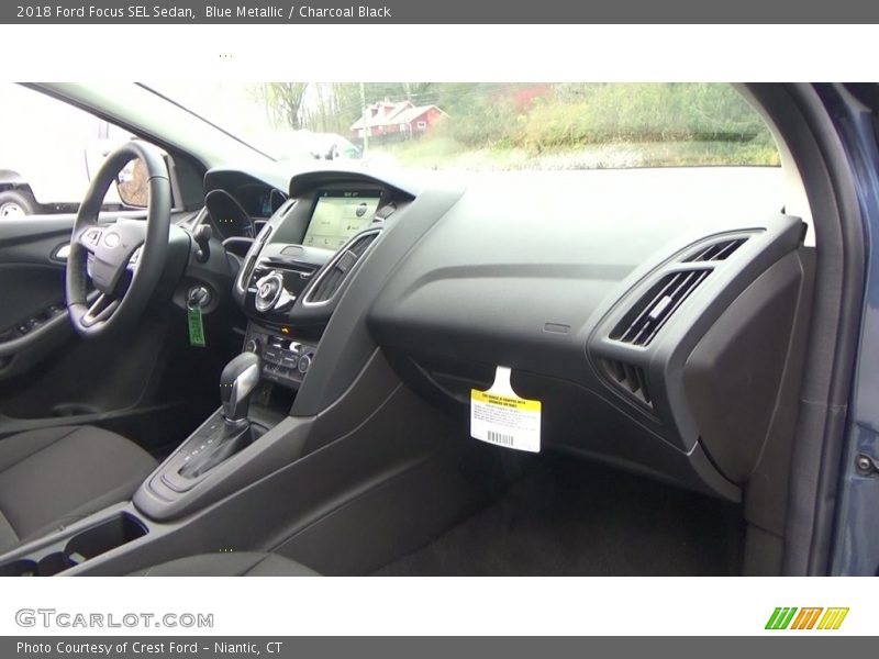 Blue Metallic / Charcoal Black 2018 Ford Focus SEL Sedan