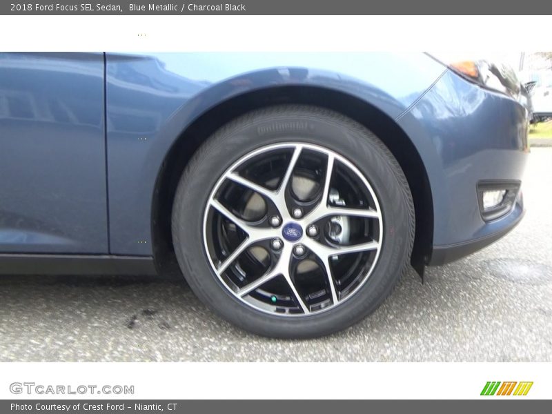 Blue Metallic / Charcoal Black 2018 Ford Focus SEL Sedan