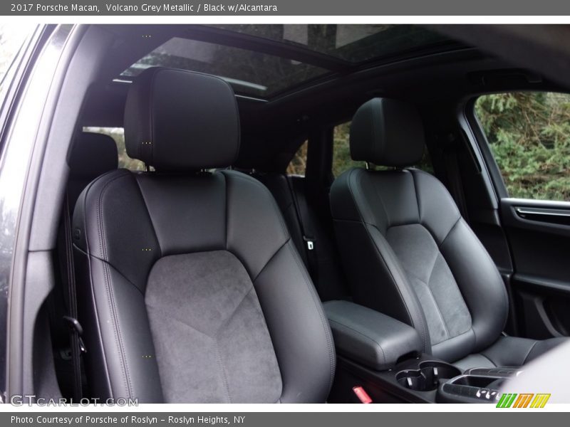 Volcano Grey Metallic / Black w/Alcantara 2017 Porsche Macan
