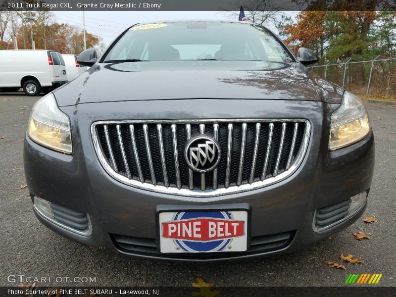 Granite Gray Metallic / Ebony 2011 Buick Regal CXL