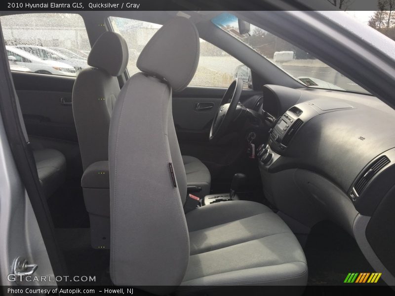 Quicksilver / Gray 2010 Hyundai Elantra GLS