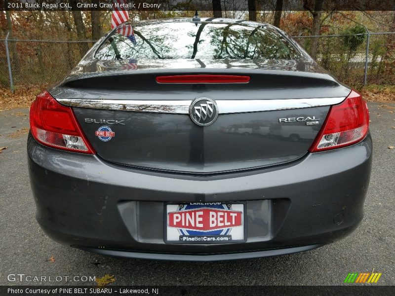 Granite Gray Metallic / Ebony 2011 Buick Regal CXL