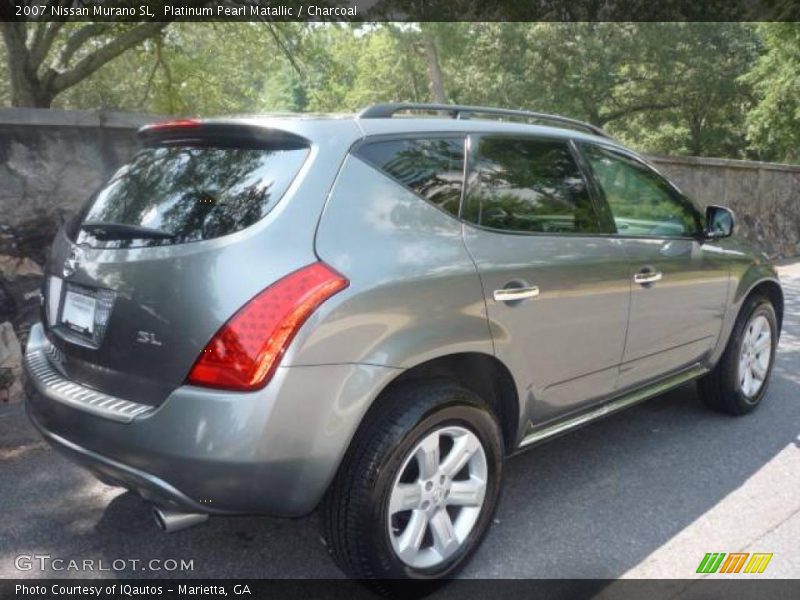 Platinum Pearl Matallic / Charcoal 2007 Nissan Murano SL