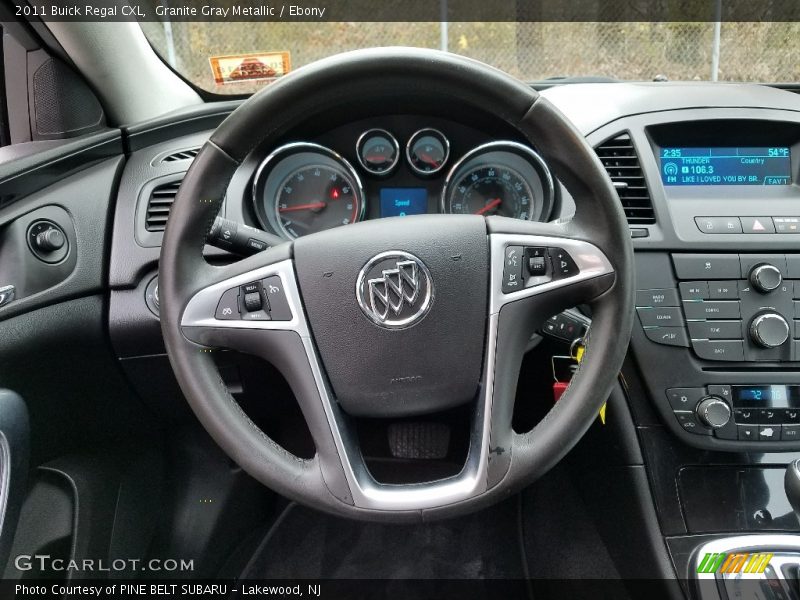 Granite Gray Metallic / Ebony 2011 Buick Regal CXL