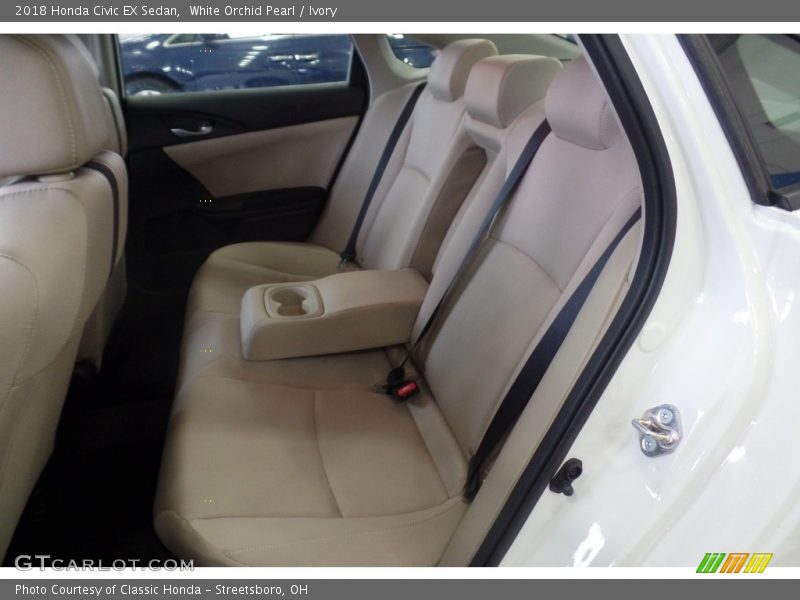 White Orchid Pearl / Ivory 2018 Honda Civic EX Sedan