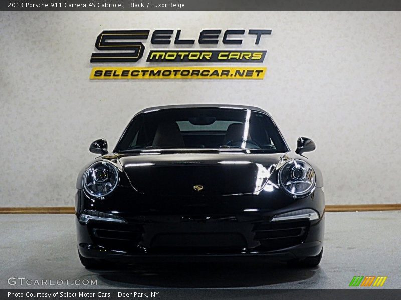Black / Luxor Beige 2013 Porsche 911 Carrera 4S Cabriolet