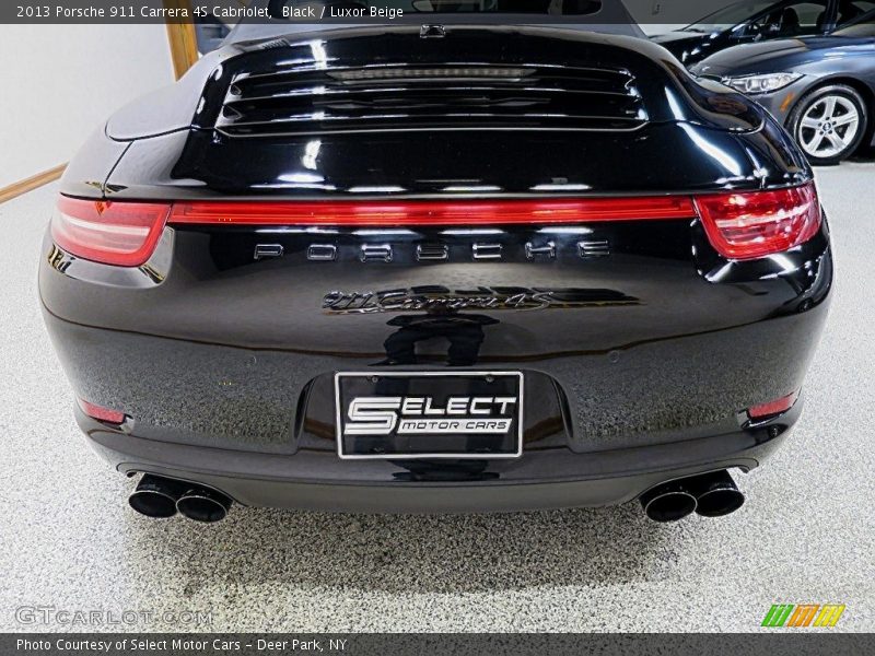 Black / Luxor Beige 2013 Porsche 911 Carrera 4S Cabriolet