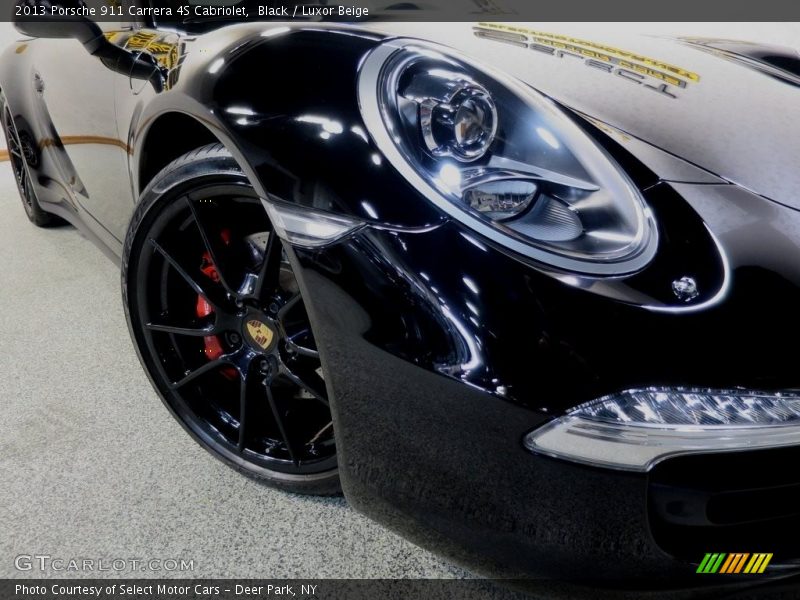 Black / Luxor Beige 2013 Porsche 911 Carrera 4S Cabriolet