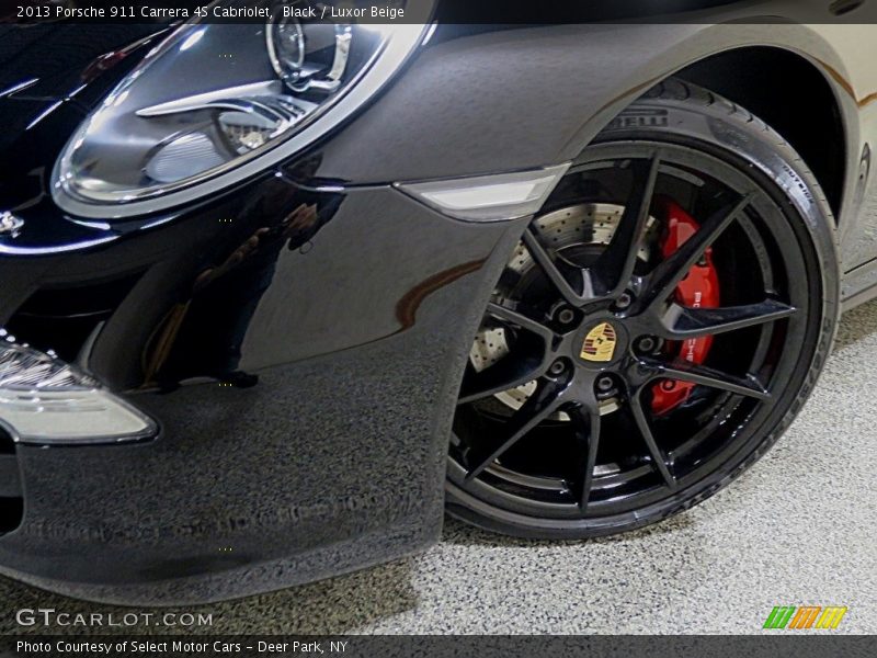 Black / Luxor Beige 2013 Porsche 911 Carrera 4S Cabriolet