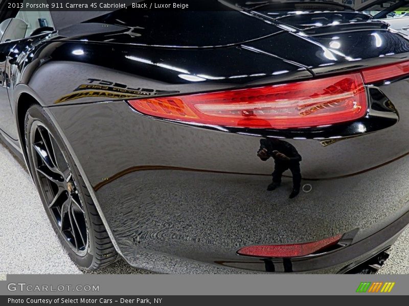 Black / Luxor Beige 2013 Porsche 911 Carrera 4S Cabriolet