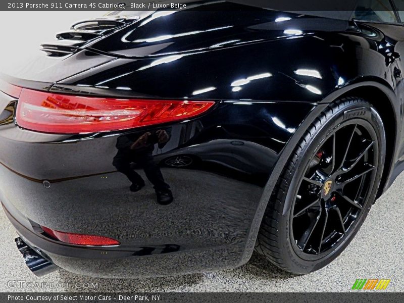 Black / Luxor Beige 2013 Porsche 911 Carrera 4S Cabriolet