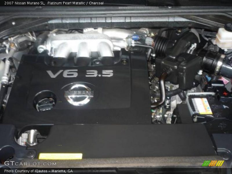 Platinum Pearl Matallic / Charcoal 2007 Nissan Murano SL