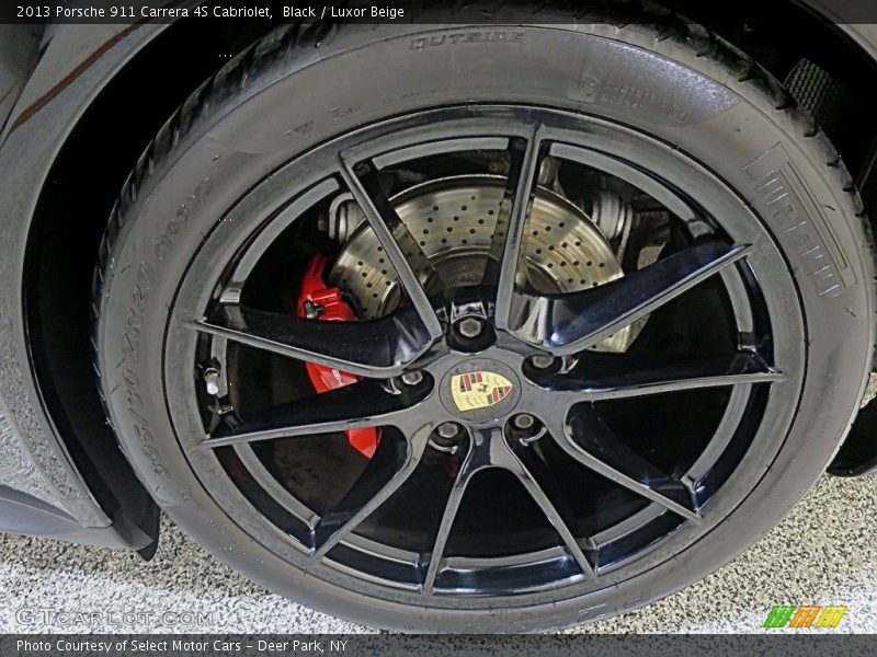 Black / Luxor Beige 2013 Porsche 911 Carrera 4S Cabriolet