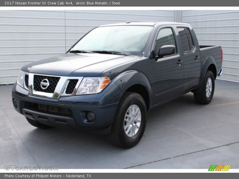 Arctic Blue Metallic / Steel 2017 Nissan Frontier SV Crew Cab 4x4