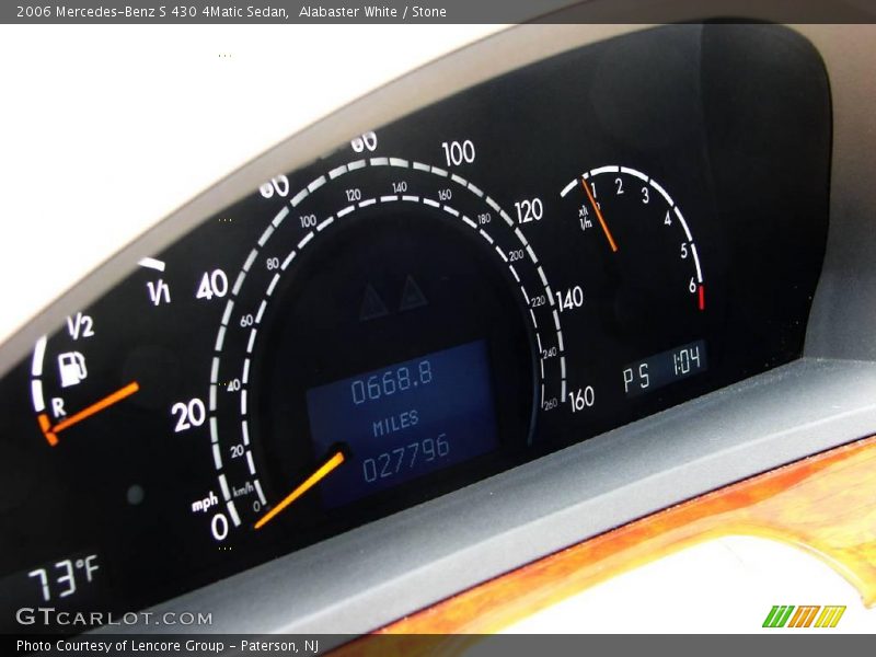 Alabaster White / Stone 2006 Mercedes-Benz S 430 4Matic Sedan