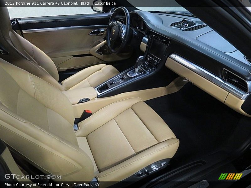 Black / Luxor Beige 2013 Porsche 911 Carrera 4S Cabriolet