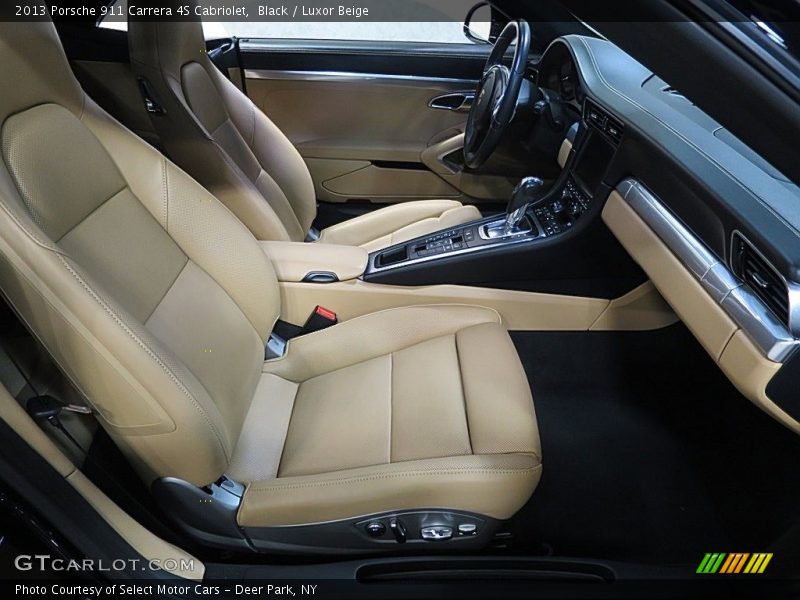 Black / Luxor Beige 2013 Porsche 911 Carrera 4S Cabriolet