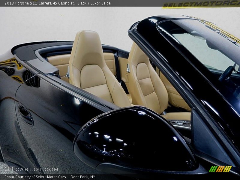 Black / Luxor Beige 2013 Porsche 911 Carrera 4S Cabriolet