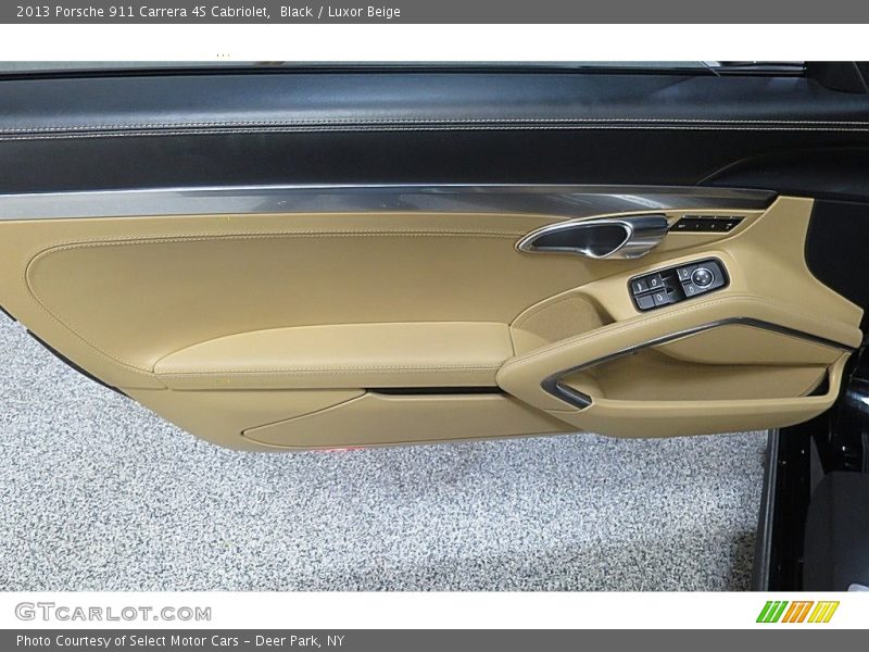Black / Luxor Beige 2013 Porsche 911 Carrera 4S Cabriolet