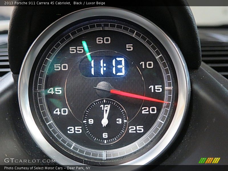 Black / Luxor Beige 2013 Porsche 911 Carrera 4S Cabriolet