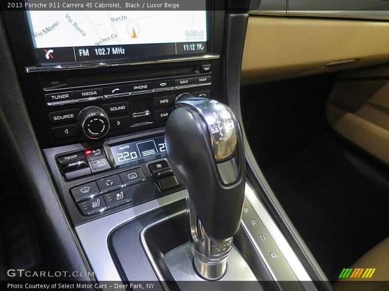 Black / Luxor Beige 2013 Porsche 911 Carrera 4S Cabriolet