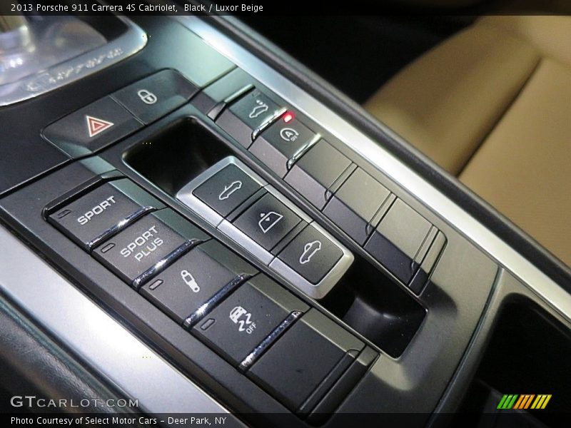 Black / Luxor Beige 2013 Porsche 911 Carrera 4S Cabriolet