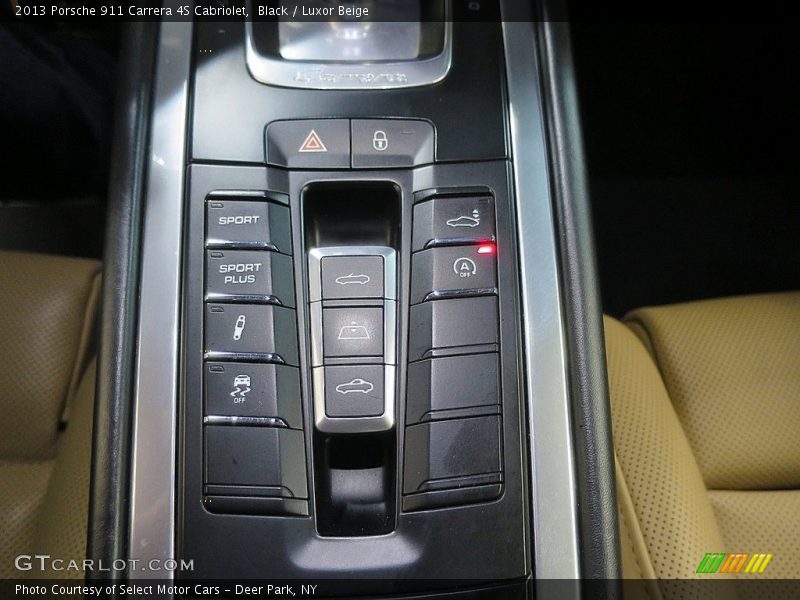 Black / Luxor Beige 2013 Porsche 911 Carrera 4S Cabriolet
