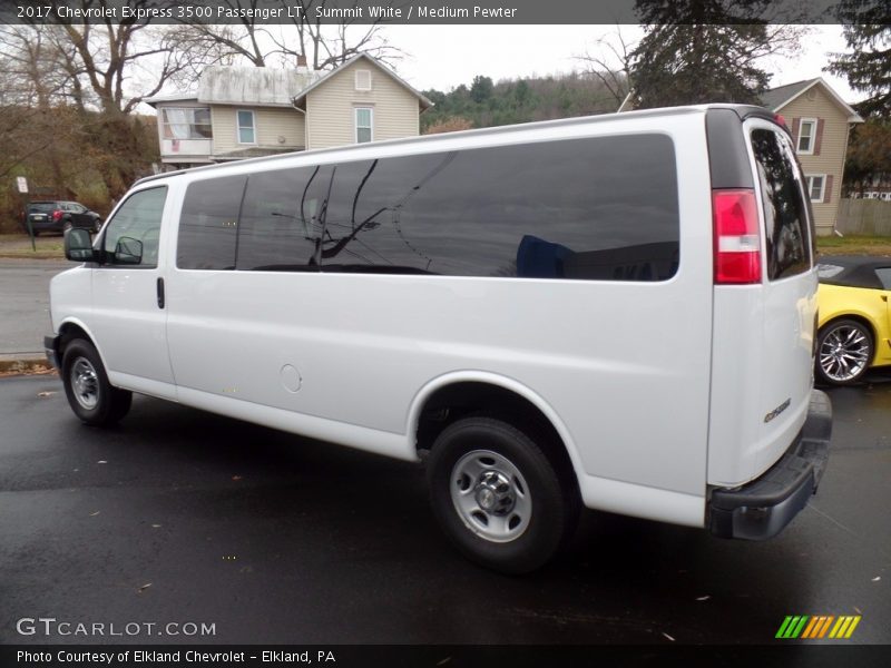 Summit White / Medium Pewter 2017 Chevrolet Express 3500 Passenger LT