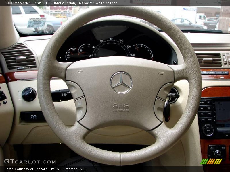 Alabaster White / Stone 2006 Mercedes-Benz S 430 4Matic Sedan