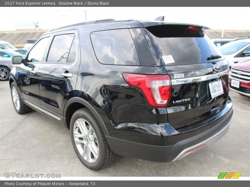 Shadow Black / Ebony Black 2017 Ford Explorer Limited