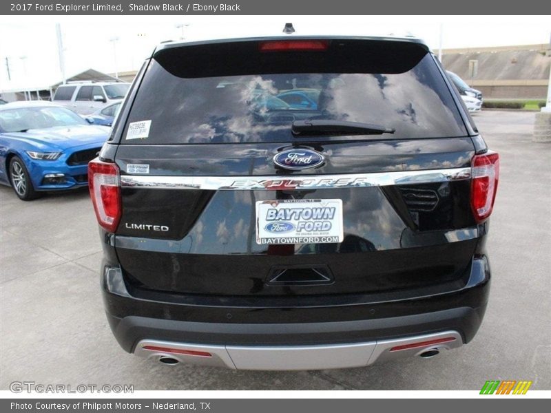 Shadow Black / Ebony Black 2017 Ford Explorer Limited