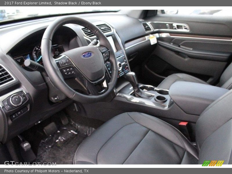 Shadow Black / Ebony Black 2017 Ford Explorer Limited
