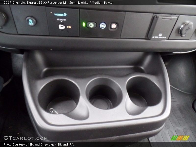Summit White / Medium Pewter 2017 Chevrolet Express 3500 Passenger LT