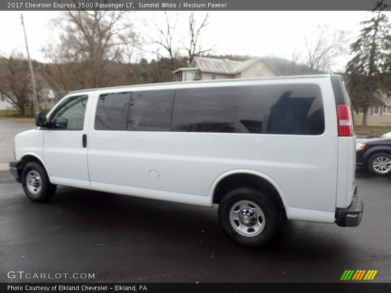 Summit White / Medium Pewter 2017 Chevrolet Express 3500 Passenger LT