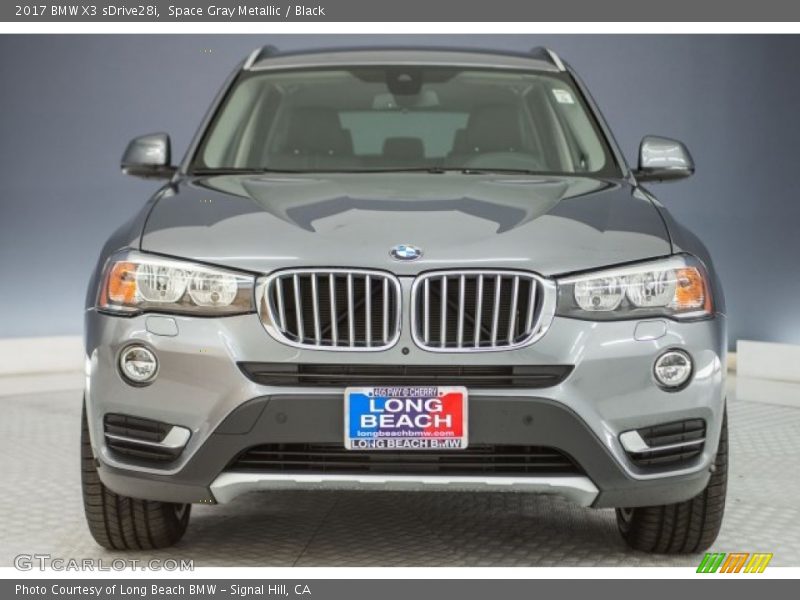 Space Gray Metallic / Black 2017 BMW X3 sDrive28i