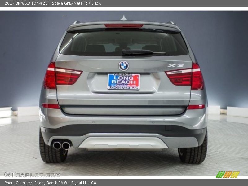 Space Gray Metallic / Black 2017 BMW X3 sDrive28i