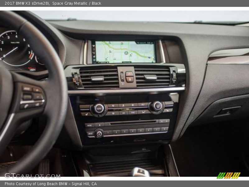 Space Gray Metallic / Black 2017 BMW X3 sDrive28i