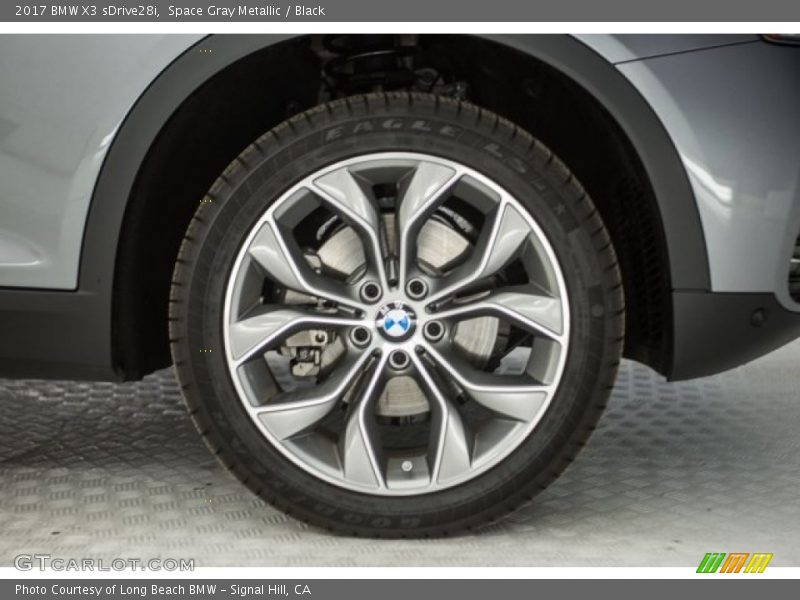 Space Gray Metallic / Black 2017 BMW X3 sDrive28i