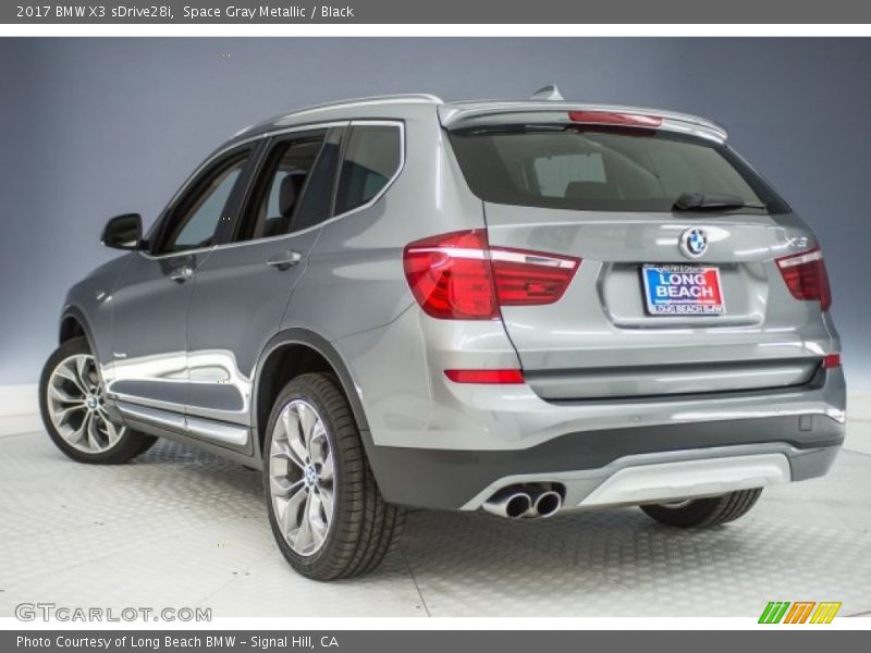 Space Gray Metallic / Black 2017 BMW X3 sDrive28i