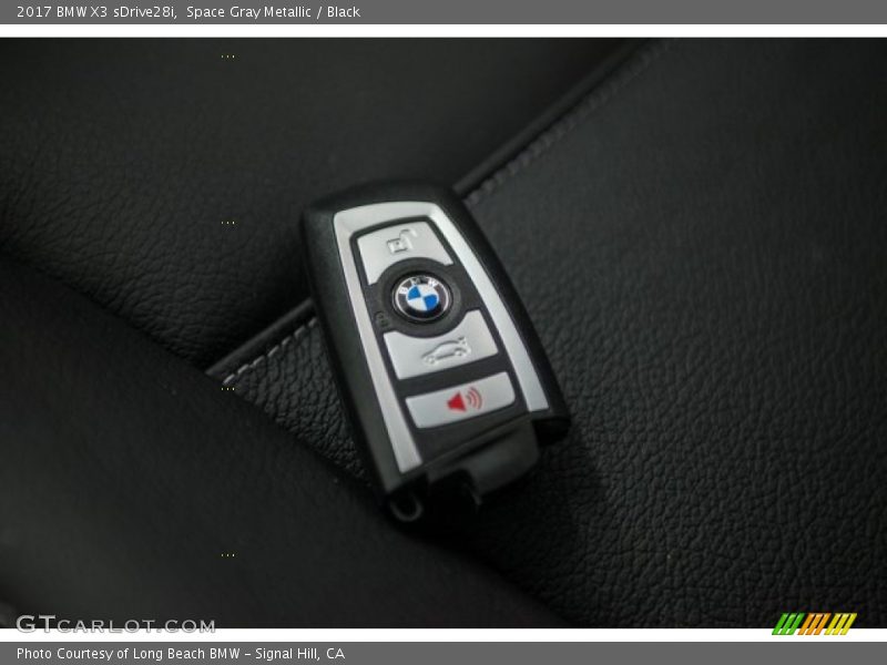 Space Gray Metallic / Black 2017 BMW X3 sDrive28i