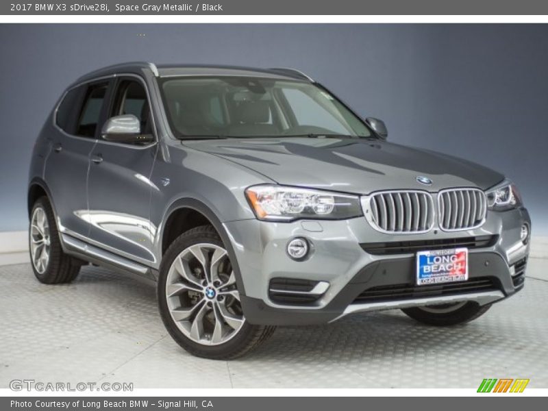 Space Gray Metallic / Black 2017 BMW X3 sDrive28i
