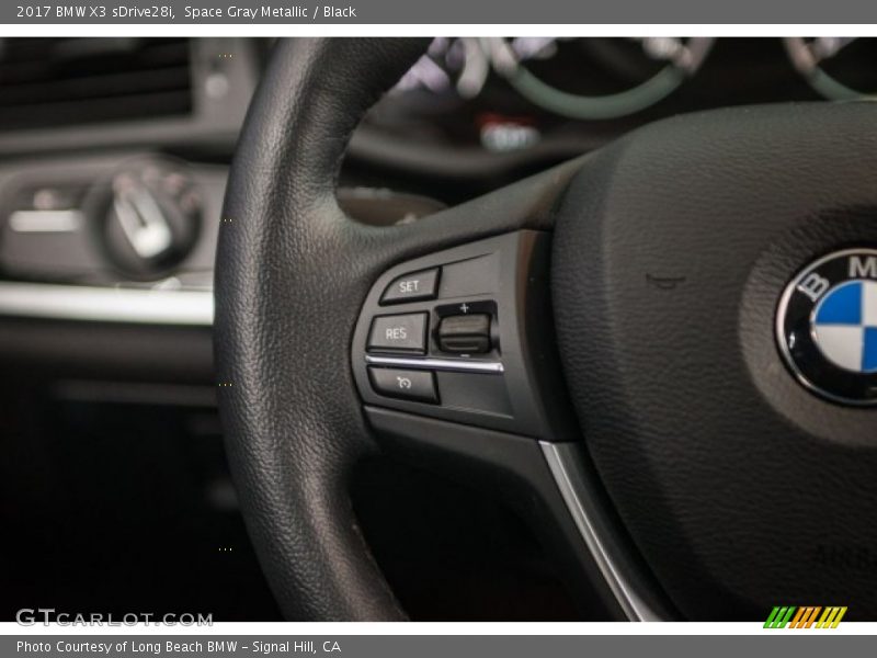 Space Gray Metallic / Black 2017 BMW X3 sDrive28i