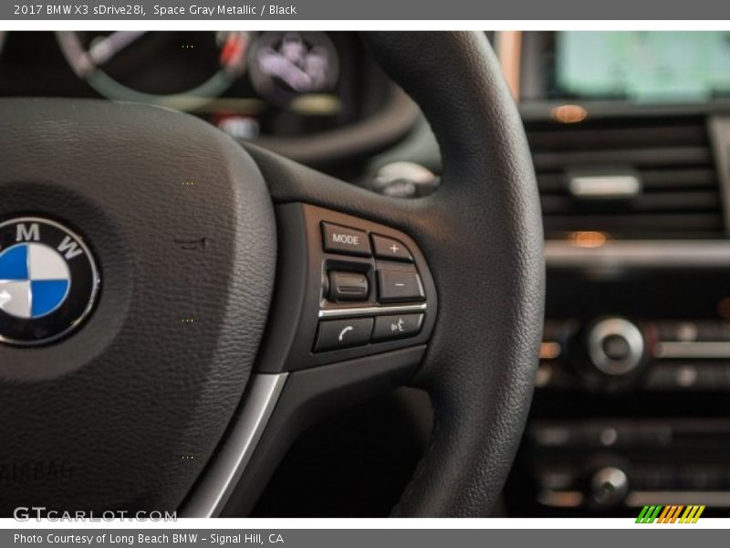 Space Gray Metallic / Black 2017 BMW X3 sDrive28i